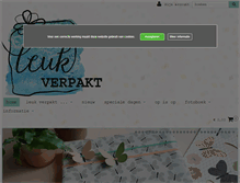 Tablet Screenshot of leukverpakt.nl